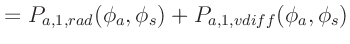 $\displaystyle = P_{a,1,rad}(\phi_a, \phi_s) + P_{a,1,vdiff}(\phi_a, \phi_s)$