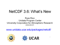 NetCDF 3.6: What��s New