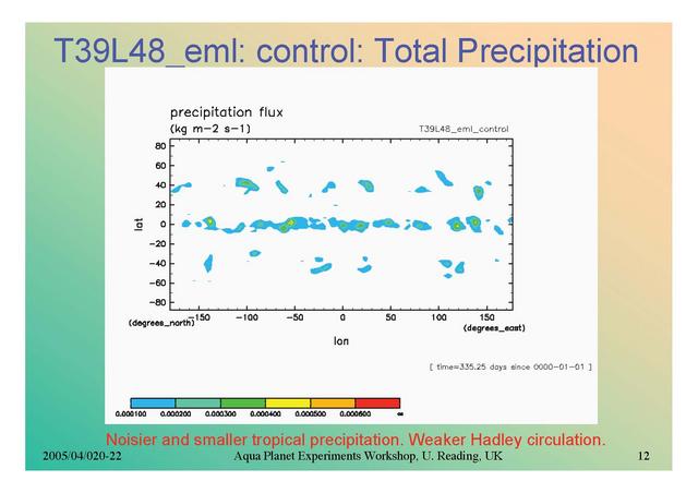  T39L48_enl: control: Total Precipitation