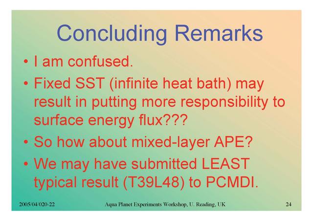  Concluding Remarks